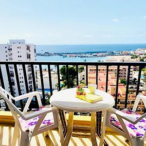 Amazing Views To Cristianos Bay In Achacay Apartment